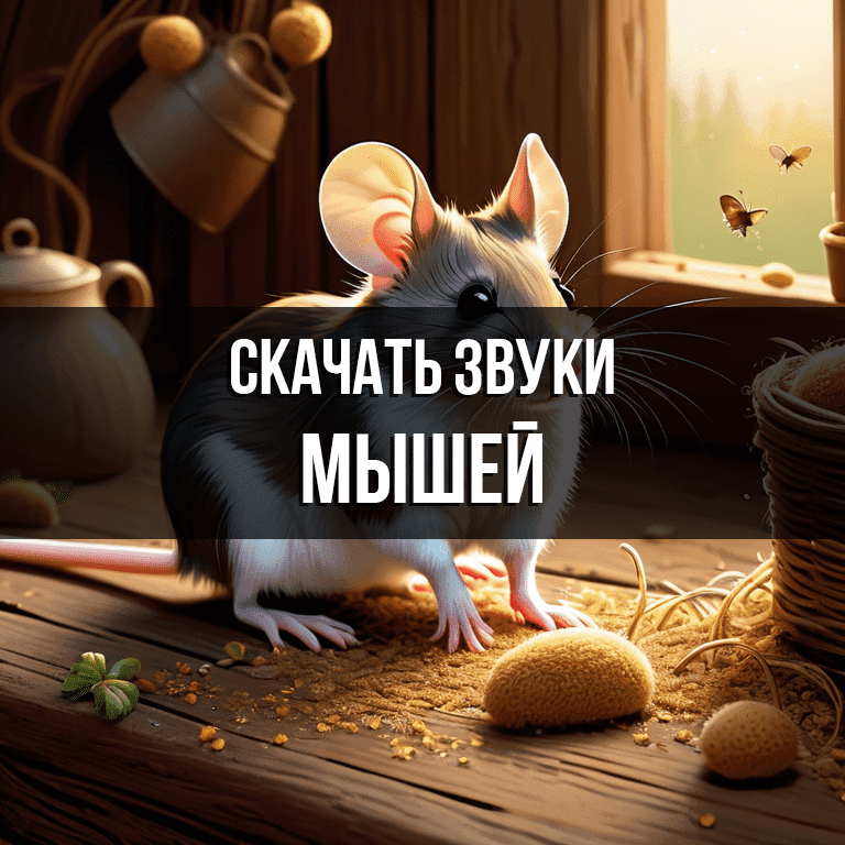 Звуки мышей и их писк скачать и слушать бесплатно mp3